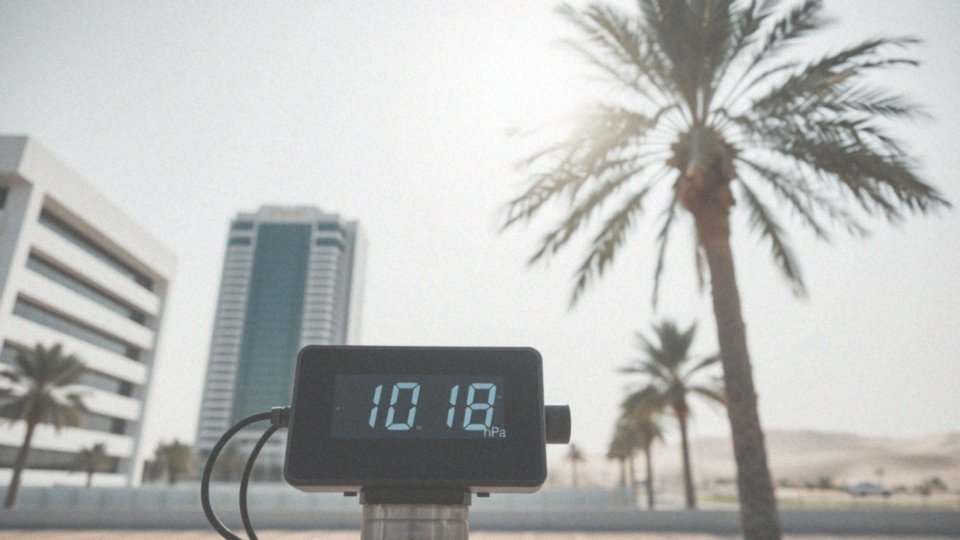 Jakie jest obecne ciśnienie atmosferyczne w Dubaju?