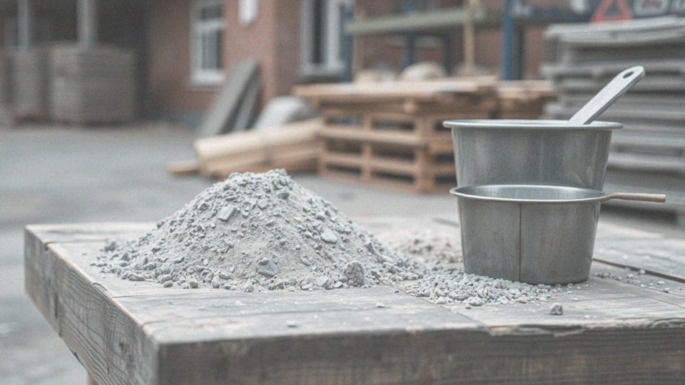 Jakie są proporcje suchego betonu?