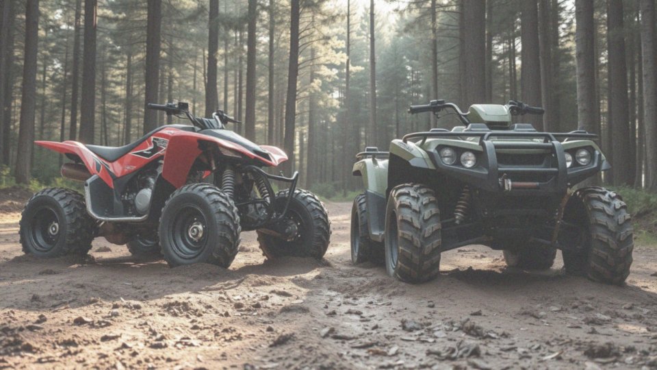 Jakie są różnice między quadami sportowymi a przeprawowymi 4x4?