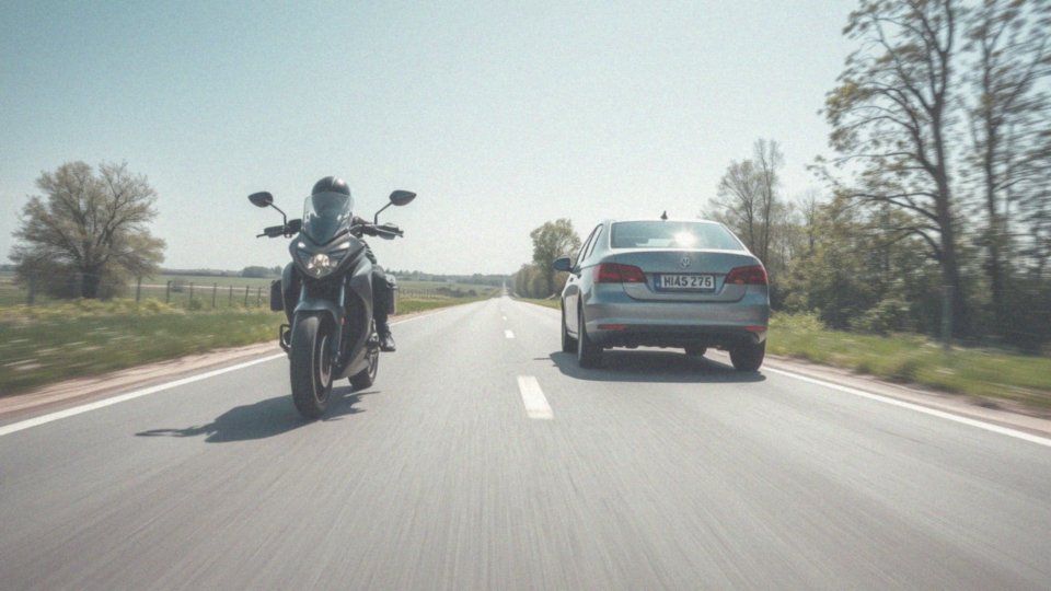 Jakie są przepisy dotyczące wyprzedzania motocyklisty?