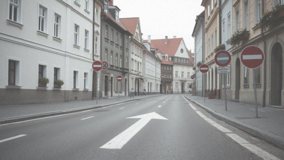 Jakie znaki drogowe dotyczą cofania na drodze jednokierunkowej?