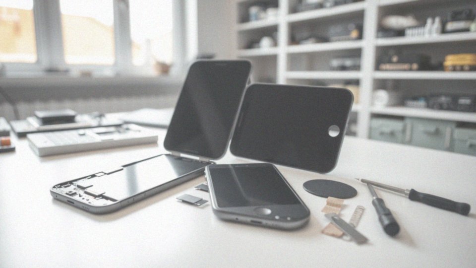 Jakie komponenty znajdują się w kompletnym zestawie wyświetlacza iPhone 8?