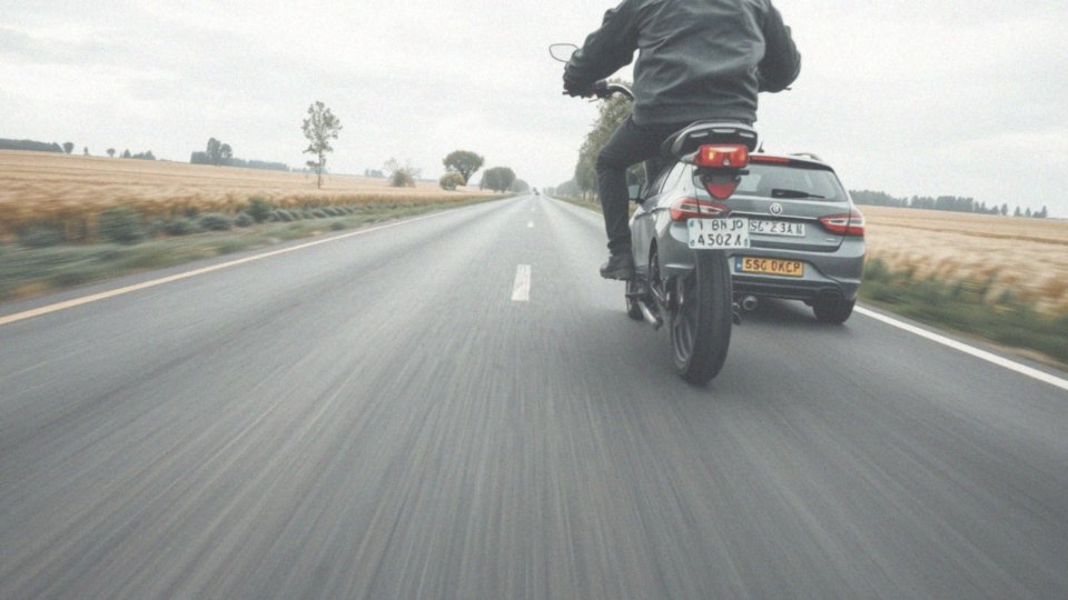 Jakie są skutki braku odpowiedniego odstępu dla motocyklistów?