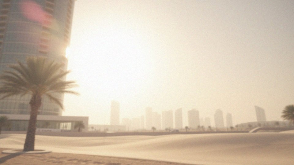Który miesiąc jest najcieplejszy w Dubaju?