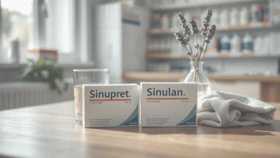 Sinupret czy Sinulan? Kluczowe różnice i zastosowania
